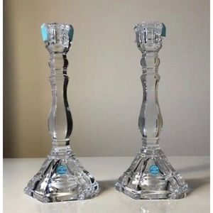 Tiffany & Co lead crystal candlesticks